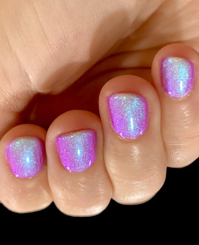 Glowing Insane - Purple Green Blue Shimmer Shine 