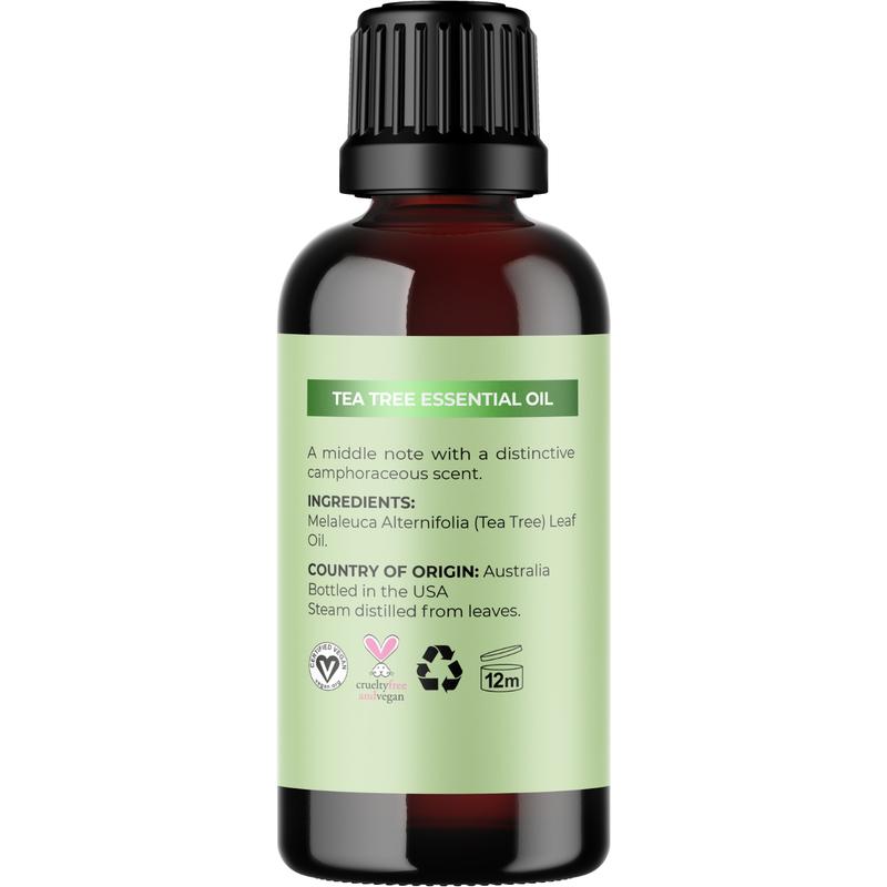 Maple Holistics Tea Tree Essential Oil for Hair, Skin, Nails and More Haircare Hydrating Moisturizer