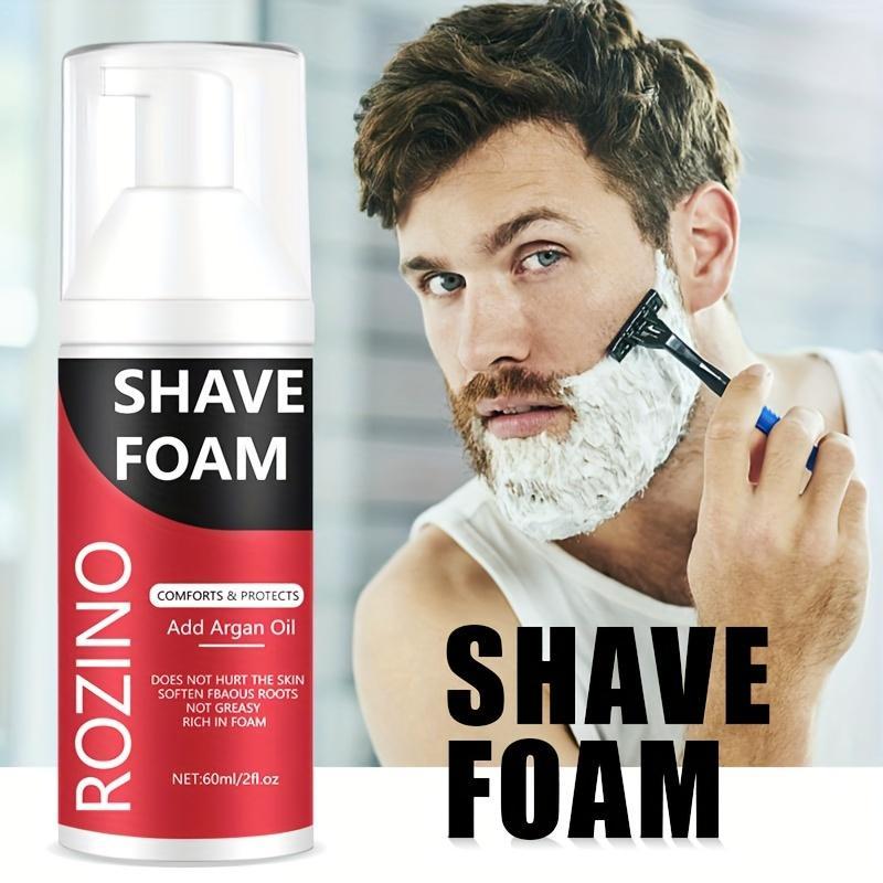 Men's Argan Shaving Foam, Moisturizing Shaving Foam, Soft and Not Hurt the Skin, Beard Shaving Cream, Shaving Product for Men