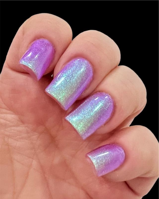 Glowing Insane - Purple Green Blue Shimmer Shine 