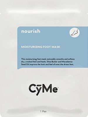 CyMe Nourishing Moisturizing Foot Mask for Dry and Rough Feet - Shea Butter and Macadamia Seed Oil Infused