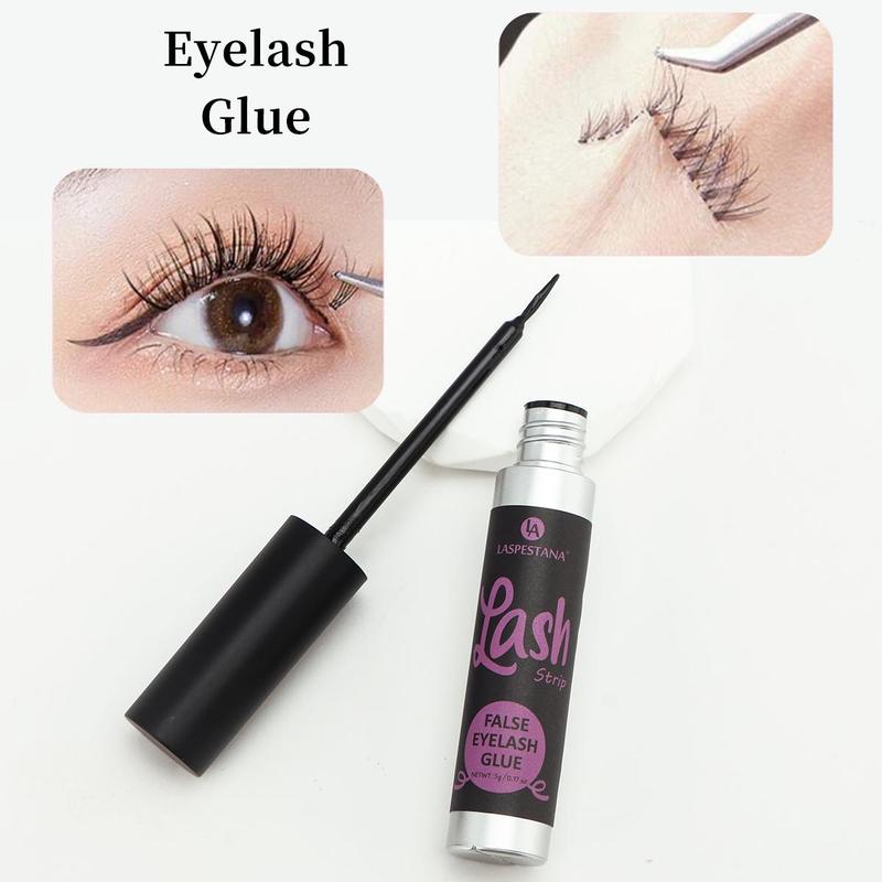 Long Lasting Fast Drying Eyelash Glue, Waterproof Eyelash Extensions Enhancer, Professional Eye Makeup Tool for Women & Girls