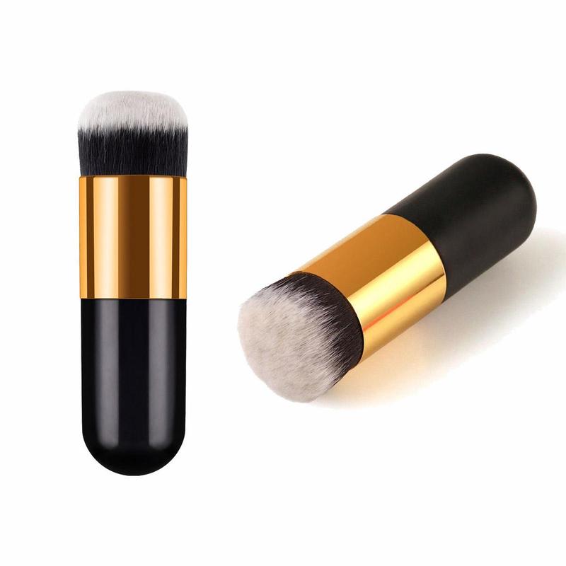 Color Changing Foundation with Makeup Brush, 2 Counts set Long Lasting Concealer Natural Makeup, Moisturizing Oil Control Cream, Makeup Product, Christmas Gift