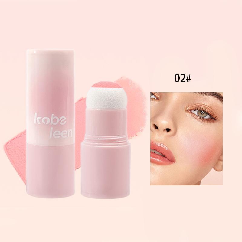 Long Lasting Blush Stick, 1 Count Natural Look Blush for Daily Makeup, Lightweight Blush, Soft Color Shadow, Suitable for All Skins