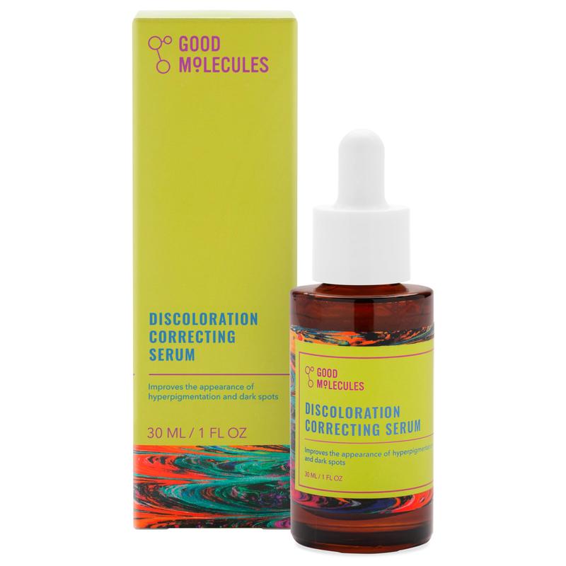 Discoloration Correcting Serum Good Molecules - Tranexamic Acid Ester Salt and Niacinamide for Dark Spots, Sun Damage, and Age Spots - Skincare Face Bright Nourishing Skin Repair Comfort