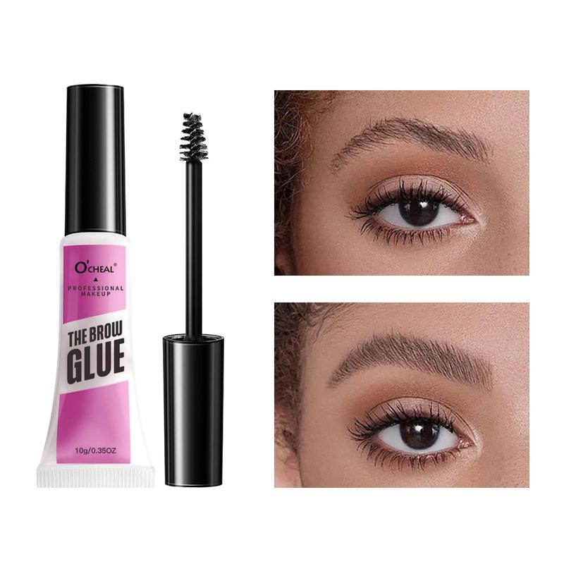 Long-lasting Eyebrow Glue, 1 Box Waterproof Eyebrow Gel, Quick-drying Smudge-proof Eyebrow Gel, Eye Brow Makeup Tool for Women