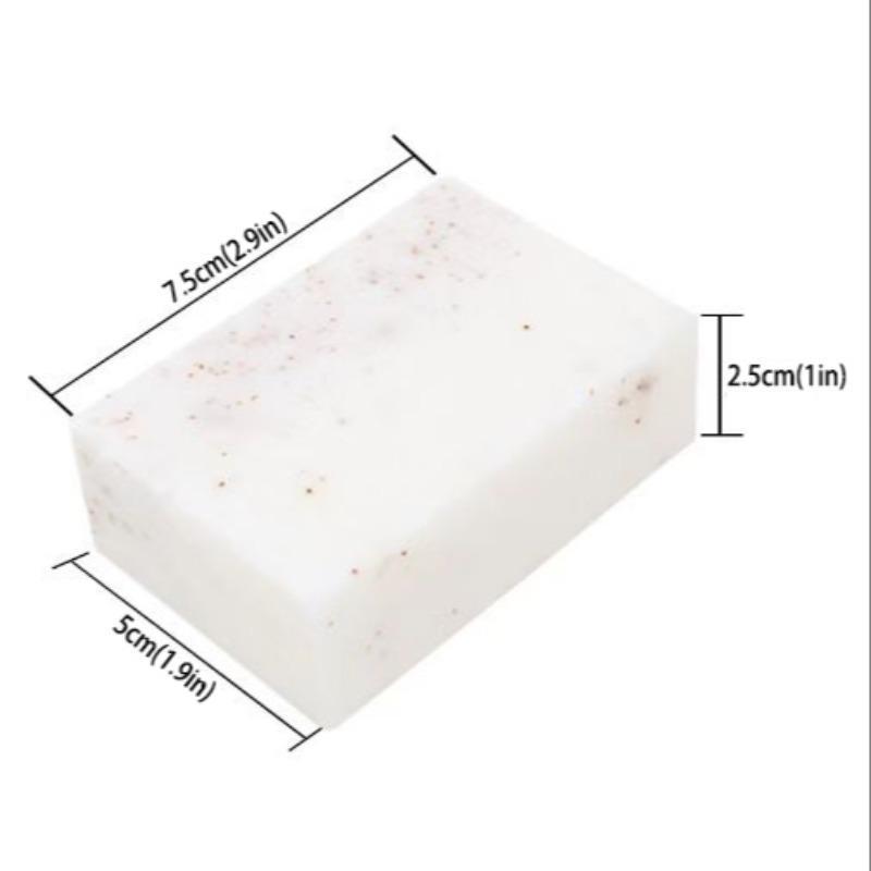 Almond & Coconut Oil Soap, 1 Box Deep Cleansing & Exfoliating Soap Bar, Moisturizing Body Wash Soap for Women & Men