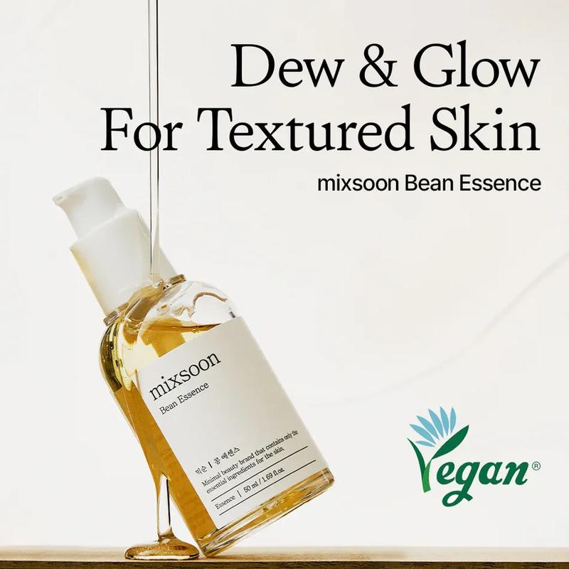 [mixsoon Official Shop] Bean Essence | Natural Fermented Soybean Essence for Glass Skin | Exfoliating, Hydrating & Moisturizing Facial Serum