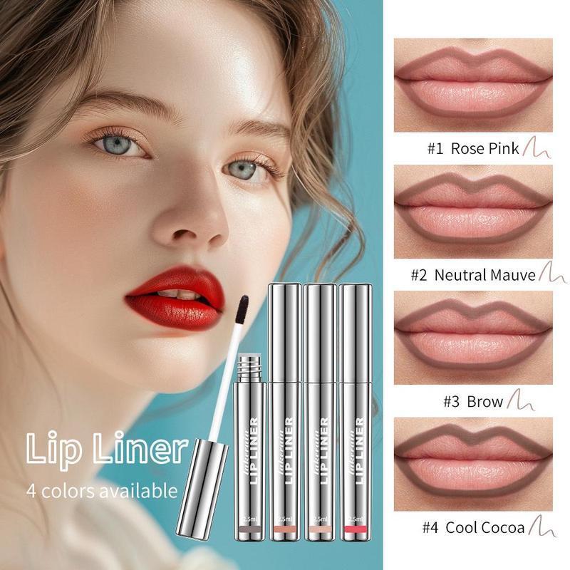 Long Lasting Peel Off Lip Liner Tattoo, 2 Counts Waterproof Peel Off Lip Stain, Semi-permanent Matte Lip Stick, Girls and Women Makeup Accessories, Lip Liner Stain Peel Off, Christmas Gift