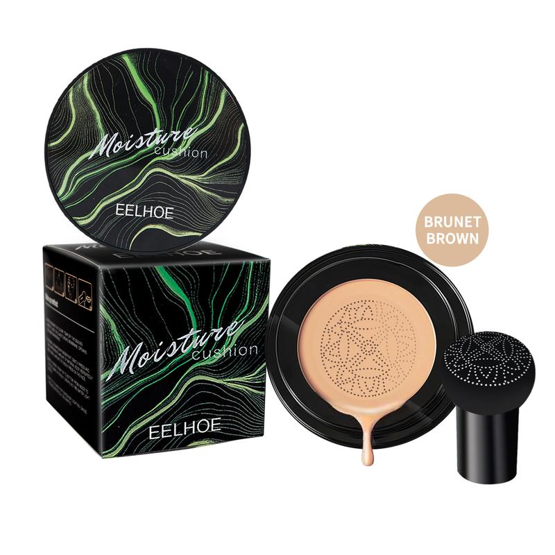 EELHOE Moisturizing Mushroom Head AirCushion CC Cream, Long LastingHydrating Makeup Base, Full CoverageFlawless Makeup Cream, LightweightConcealer Foundation CosmeticProduct foundation makeup Hydrate Moisturizer