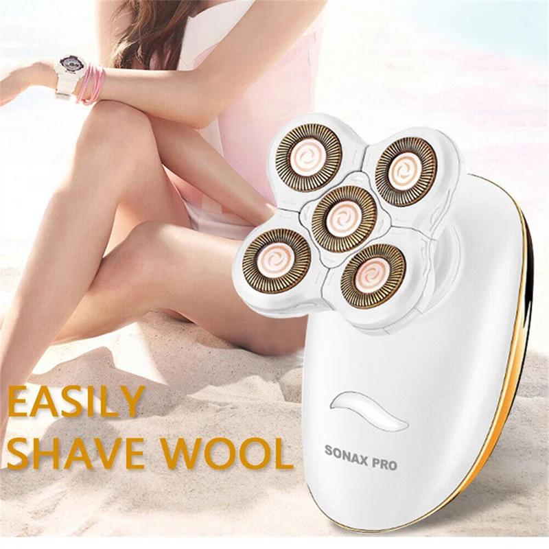 3 in 1 Wet & Dry Painless Rechargeable Lady Shaver Electric Razor for Women NEW