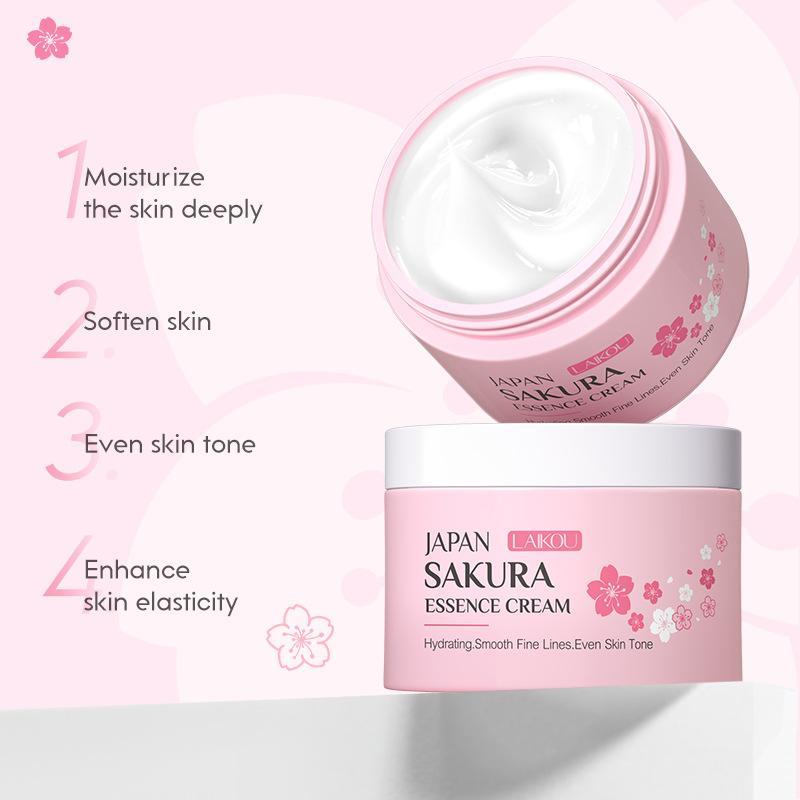 Sakura Skincare Set, 14pcs set Sleeping Face Mask & Eye Mask & Lip Mask & Mud Mask & Essence & Face Cream & Tone, Skin Care Kit for Women