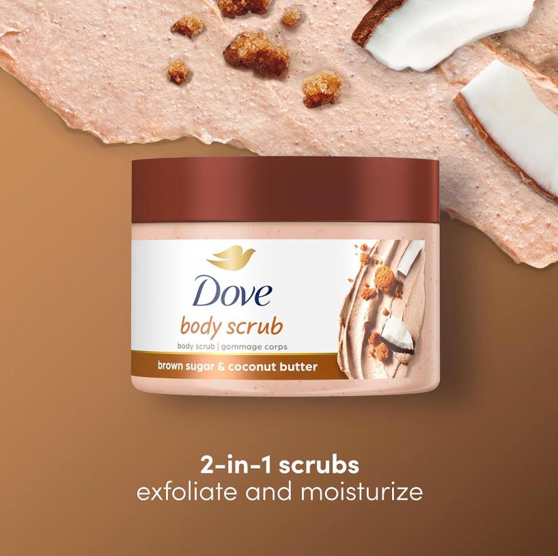 Dove Scrub For Silky Smooth Skin Body Scrub Exfoliates & Restores Skin's Natural Nutrients 10.5 oz Body Care Exfoliant