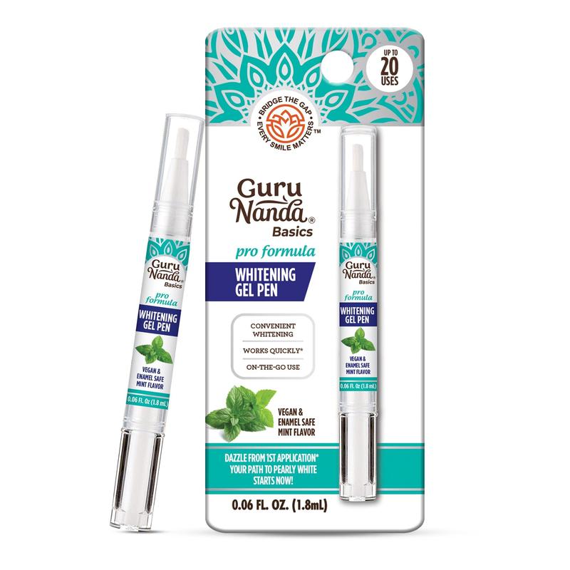 Express Whitening Kit - GuruNanda Cocomint Pulling Oil + Free Whitening Gel Pen