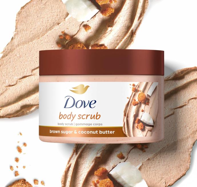 Dove Scrub For Silky Smooth Skin Body Scrub Exfoliates & Restores Skin's Natural Nutrients 10.5 oz Body Care Exfoliant