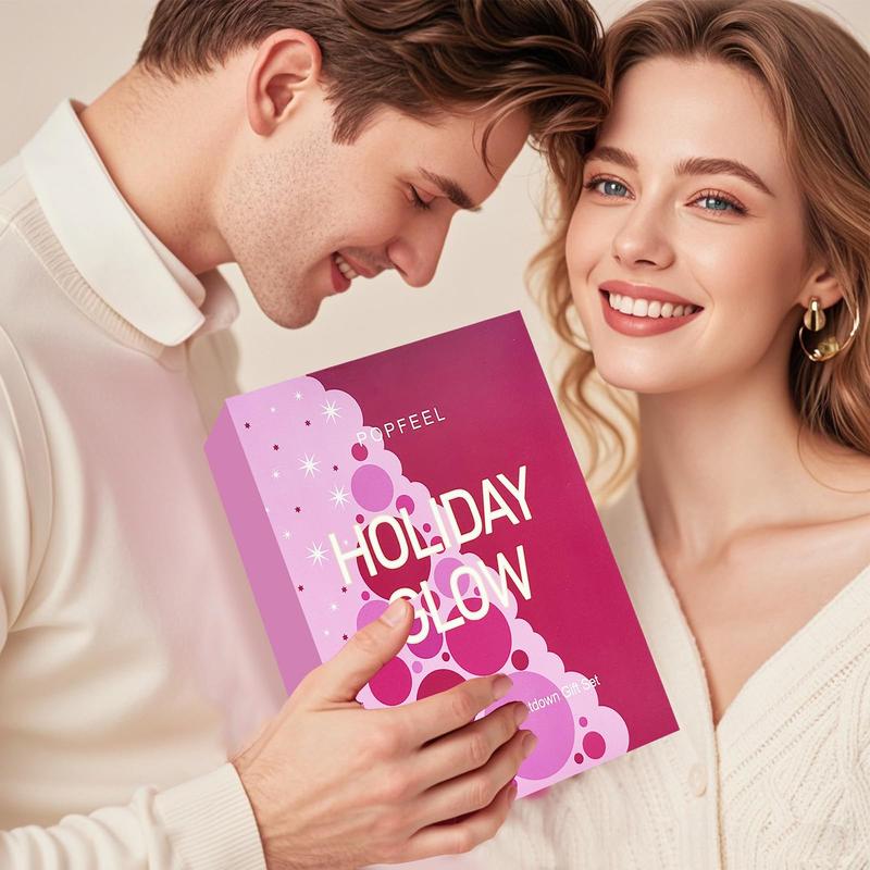 Makeup Holiday Gifts Glow Makeup Advent Calendar 2024, 24 Days Countdown To Girls Christmas Gifts, Cosmetic Surprises For Women Teens Gift Set Full Kit Brand: GUOBOYCL