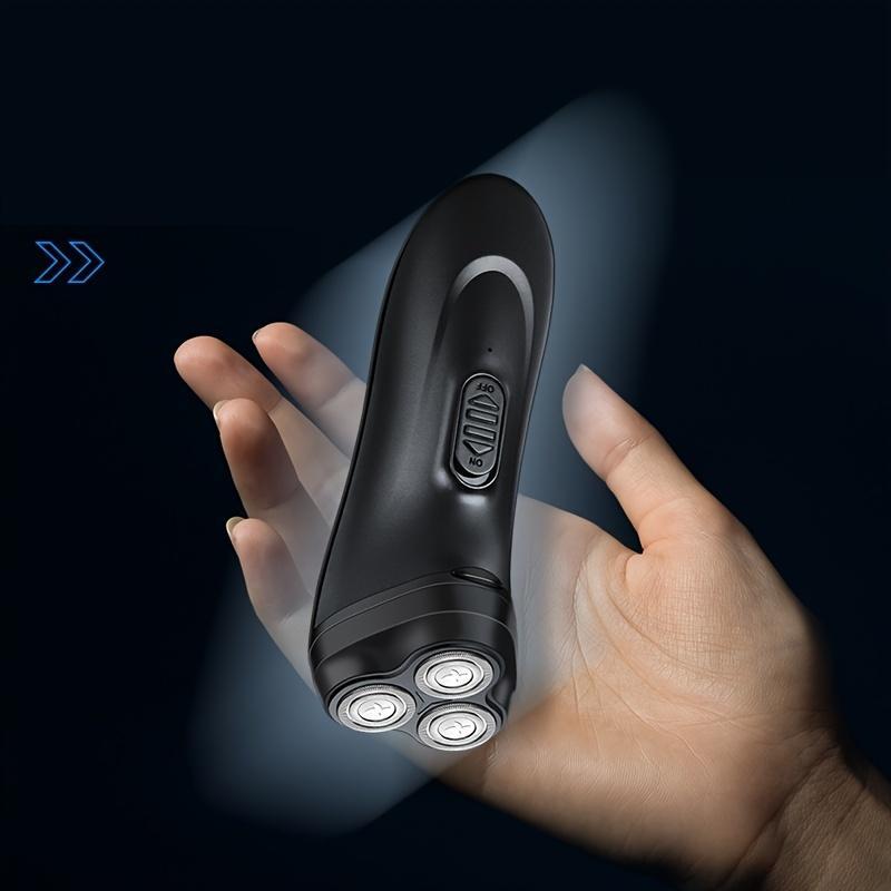 Electric Shaver, Multi-functional Rechargeable Smart Electric Razor for Men, Professional Rotary Beard Trimmer Mustard Shaver Haircut Machine