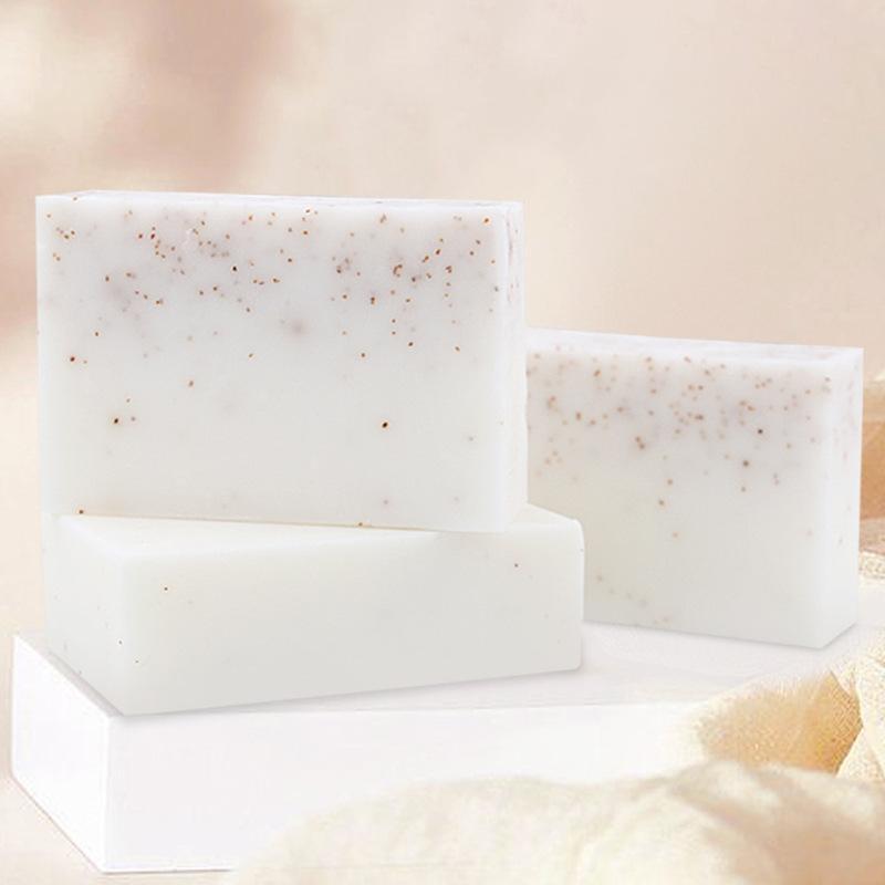 Almond & Coconut Oil Soap, 1 Box Deep Cleansing & Exfoliating Soap Bar, Moisturizing Body Wash Soap for Women & Men