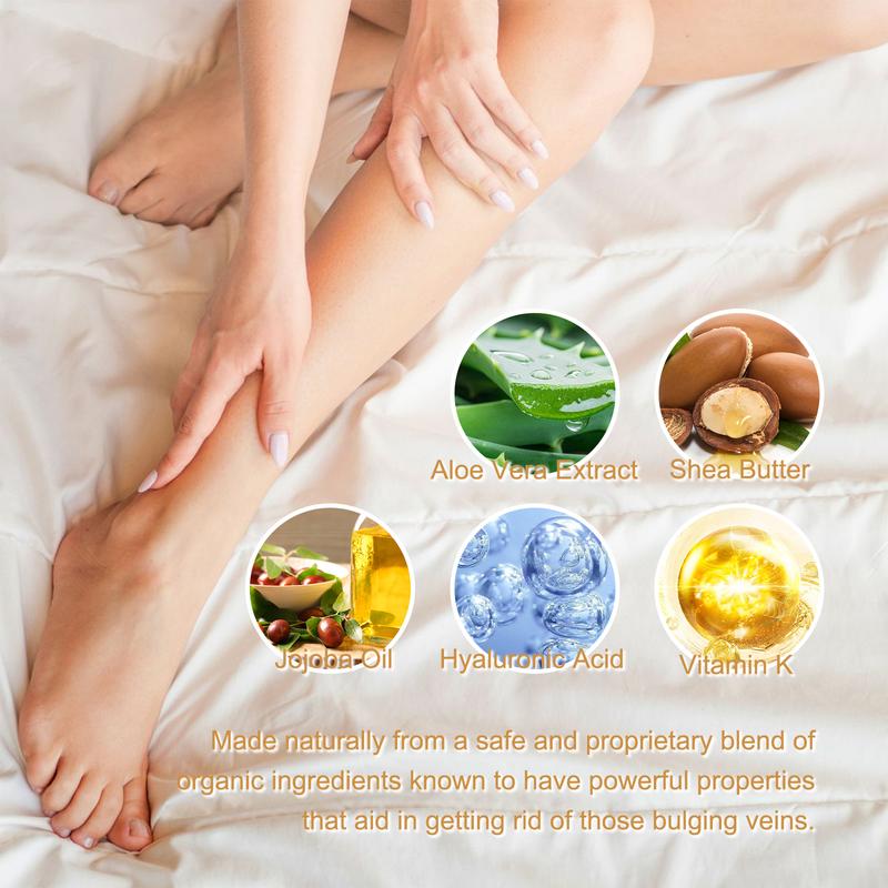 Intensive Veins Relief Cream-Leg Vein Repair Cream-Vitamin K Vein Care Ointment- Leg Veins Massage Cream