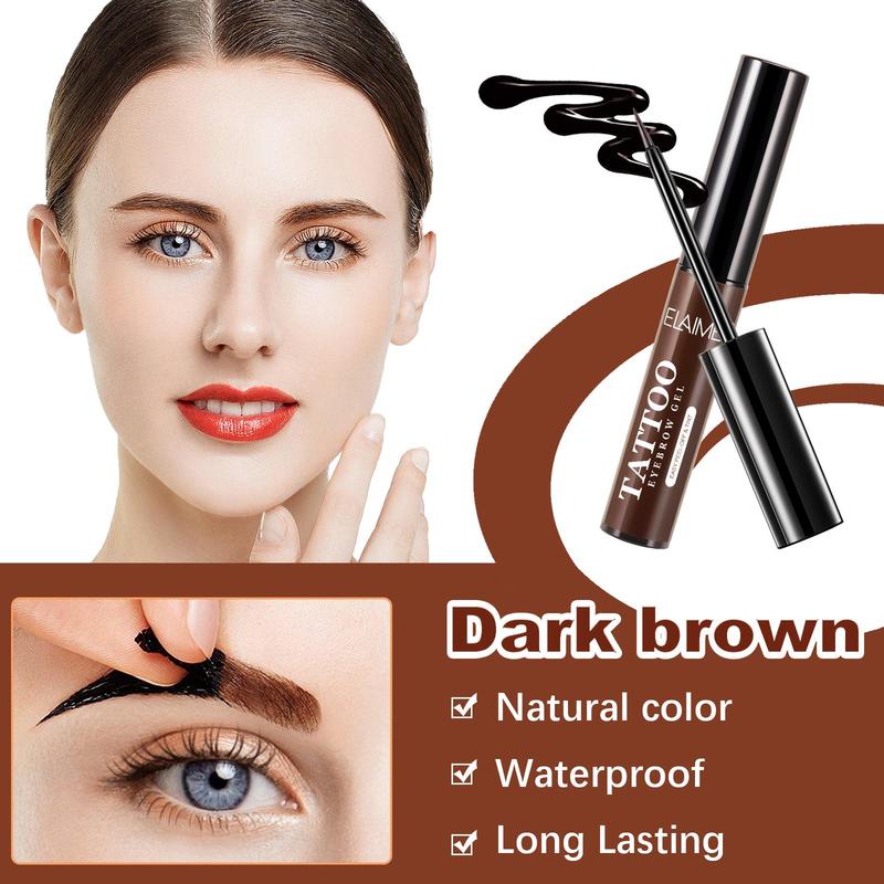 Eyebrow Tinting Gel, 1 Set Long Lasting Waterproof Peel Eyebrow Tinting Kit, Easy To Apply, Natural Eyebrow Makeup Tool for Women