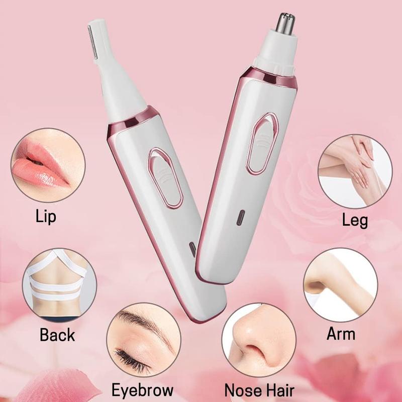 4 in 1 Electric Shaver, 1 Set Portable Hair Removal Machine, Cordless Hair Trimmer for Women, Men, Girls - Wet Dry Use with Detachable Head