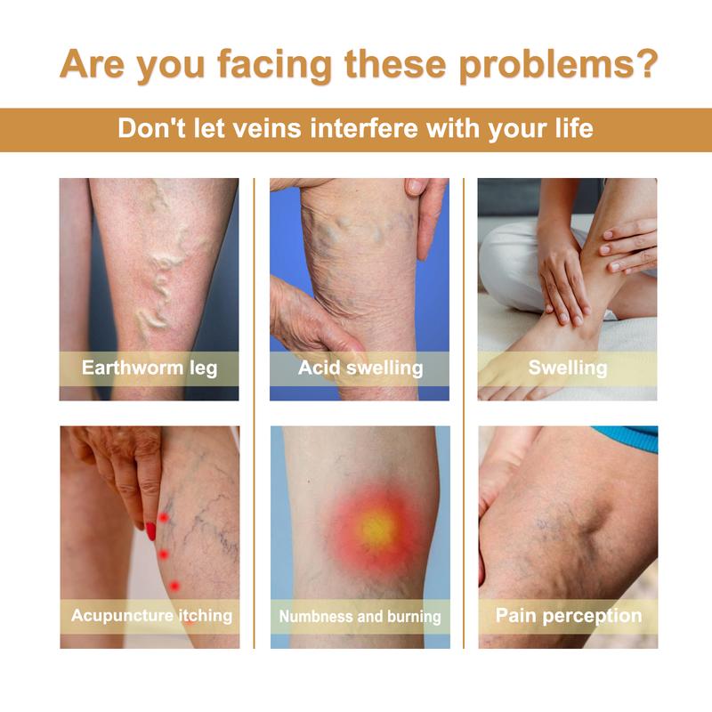 Intensive Veins Relief Cream-Leg Vein Repair Cream-Vitamin K Vein Care Ointment- Leg Veins Massage Cream