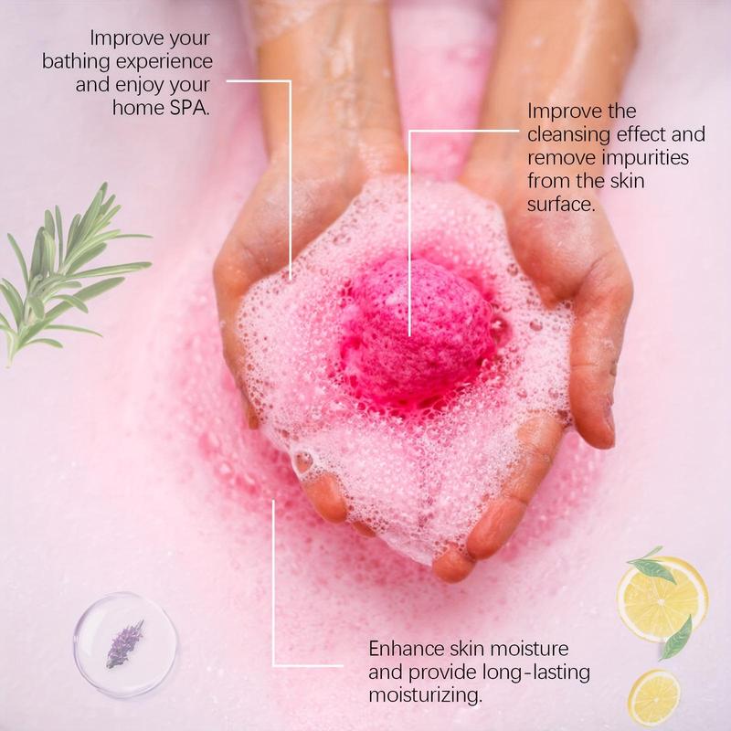 Festival Themed Bath Bomb, 6 Counts box Long-lasting Fragrance Moisturizing & Nourishing Bath Ball, Deep Cleaning Body Care Product for Women & Men