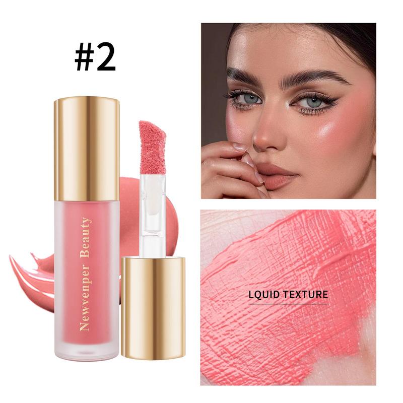 Long-lasting Liquid Highlighter, 3 Counts set Liquid Blush, Liquid Contour, Natural Glow Liquid Luminizer Suitable for Face & Body