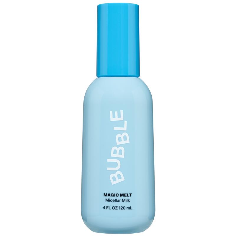 Bubble Skincare Magic Melt Micellar Milk – Gentle Makeup Remover & Cleanser, 4 fl oz (120 ml), Hydrating Micellar Formula for All Skin Types!