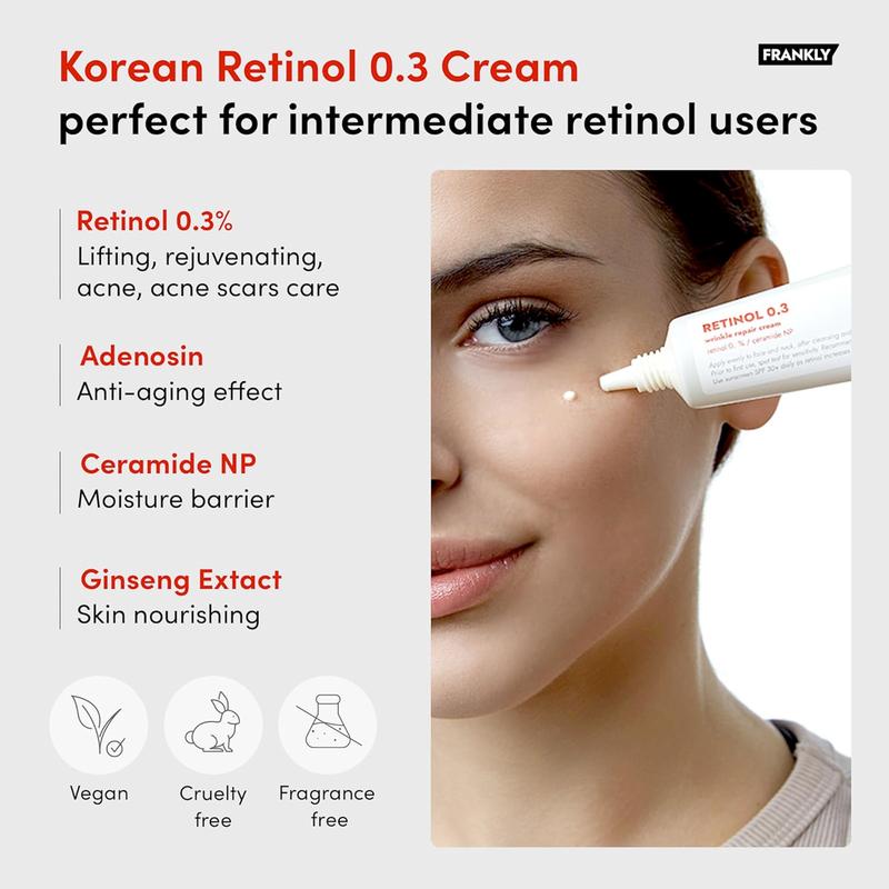 Frankly - Retinol 0.3 Cream 20ml | AFFORDABLE RETINOL FOR EXPERIENCED USERS