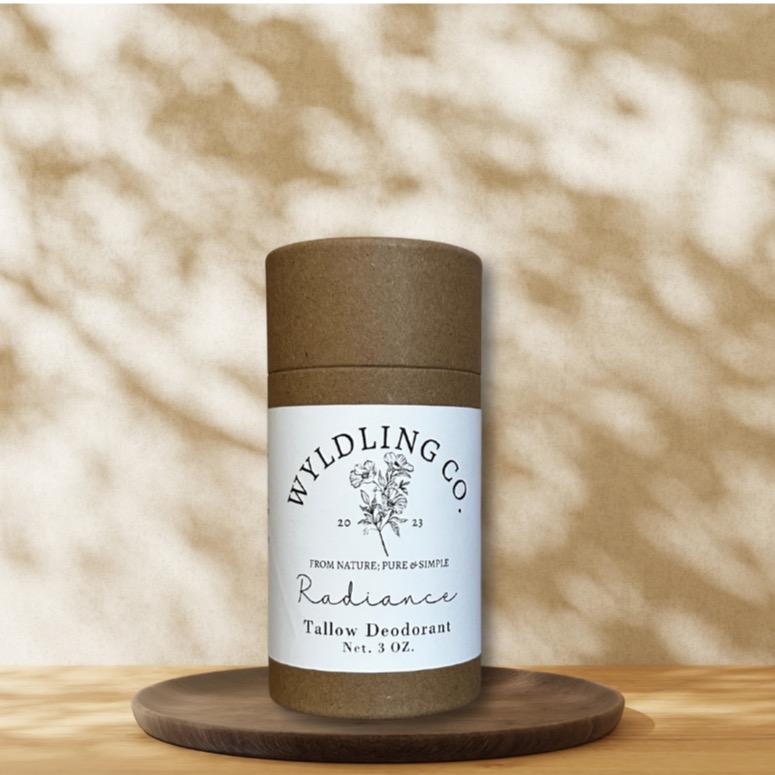 Tallow Deodorant - Mineral Enriched - Aluminum Free - Baking Soda Free