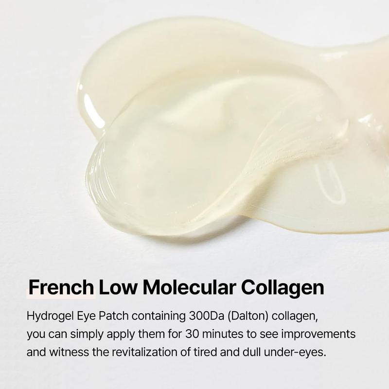 [mixsoon Official Shop] Collagen Bean Hydrogel Eye Patch 30 Pack | Korean Hydrogel Eye Pads for Brightening, Hydrating, Anti-Wrinkle, Puffy Eyes, Dark Circles, Moisturizing & Fine Lines