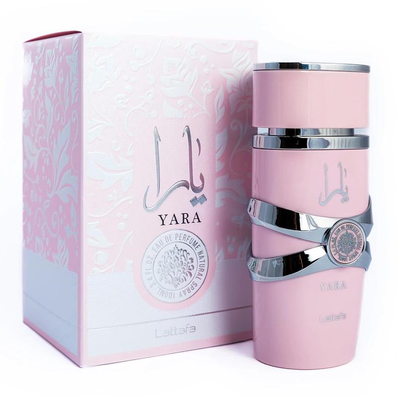 Lattafa Yara for Women Eau de Parfum Spray, 3.4FL.OZ Aroma Floral Fragrance Perfume Scent Vanilla Pack Scented Cologne Cosmetic