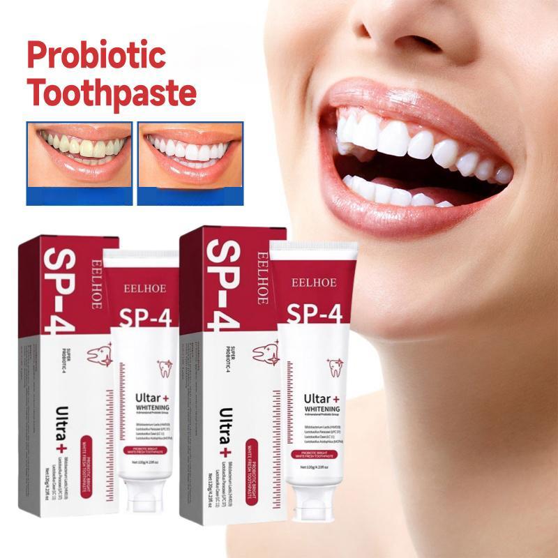 5pcs Super Sp4 Probiotic Toothpaste,120g - Deep Clean & Fresh Breath,Stain Removalldeal For Men &Women, Christmas Present