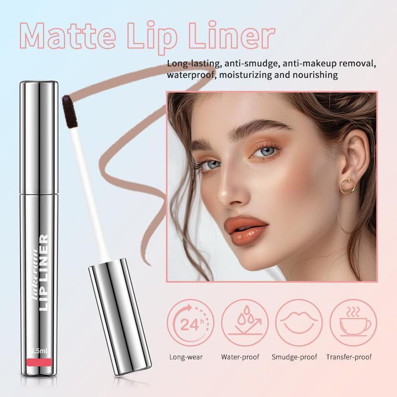 Long Lasting Peel Off Lip Liner Tattoo, 2 Counts Waterproof Peel Off Lip Stain, Semi-permanent Matte Lip Stick, Girls and Women Makeup Accessories, Lip Liner Stain Peel Off, Christmas Gift