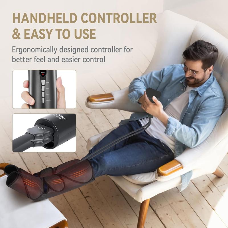  Leg and Foot Massager with Heat Comfort