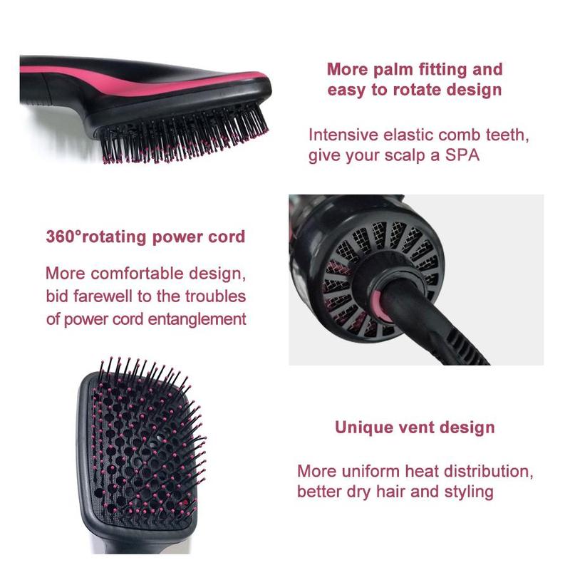 2 in 1 Hair Dryer Brush, Multifunctional Hair Straightening Brush, Hair Styling Tool for Home & Salon Use, Professional Hair Styling Tool for Women, Shop Tiktok Shop