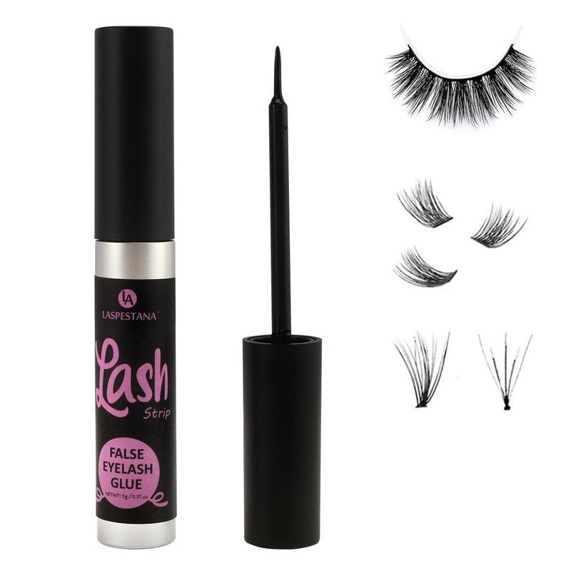 Long Lasting Fast Drying Eyelash Glue, Waterproof Eyelash Extensions Enhancer, Professional Eye Makeup Tool for Women & Girls