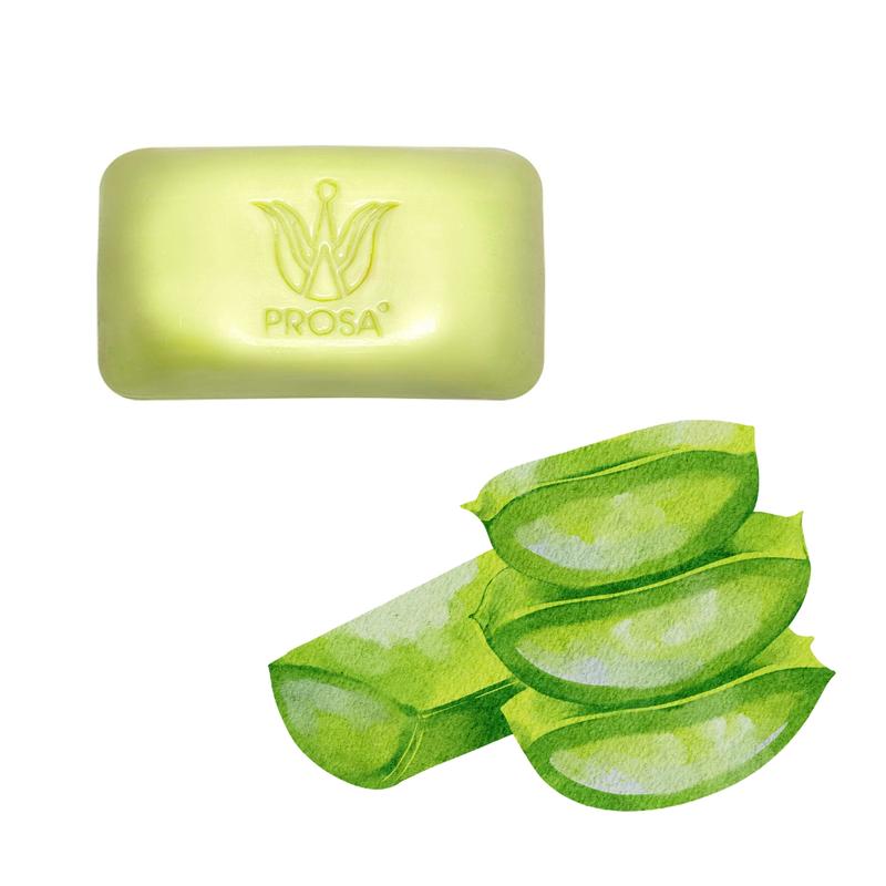 PROSA Aloe Vera Facial Bar Soap for Deep Cleansing and Nourished Skin