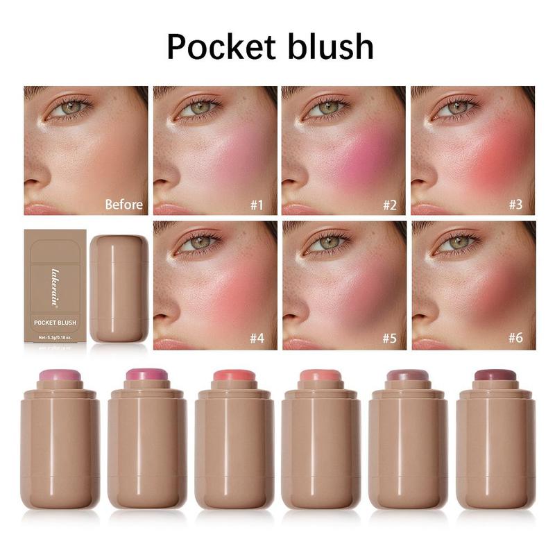 Long Lasting Blush Stick, 2 Counts set Highly Pigmented Silky Blush Stick, Waterproof Blusher, Natural Nude Rouge Blush, Makeup Accessories, Boyfriend Gift, Christmas Gift