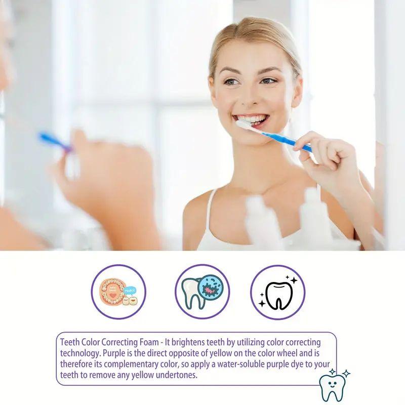 Color Correction - Blemish concealer, Whitening Booster, Purple toothpaste, color correction