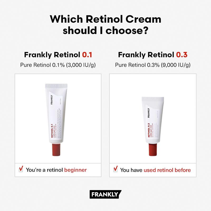 Frankly - Retinol 0.3 Cream 20ml | AFFORDABLE RETINOL FOR EXPERIENCED USERS