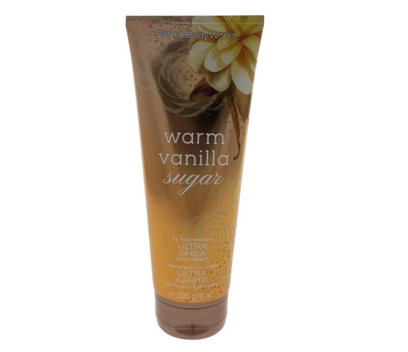 Bath & Body Works Warm Vanilla Sugar Ultra Shea Body Cream 8 Oz (I0095235)