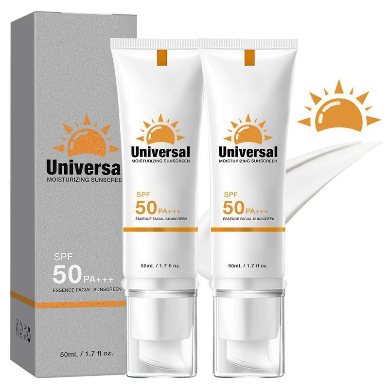 2 PACK Tinted Sunscreen for Face, sunscreen to prevent sunburn and tanning Protector Solar Con Color Anti-Sunburn & Moisturizing, SPF 50 Guard, Perfect for Summer Season, Effective Anti-Aging Protection - Your Ultimate Sun Care Solution.  Skincare Facial