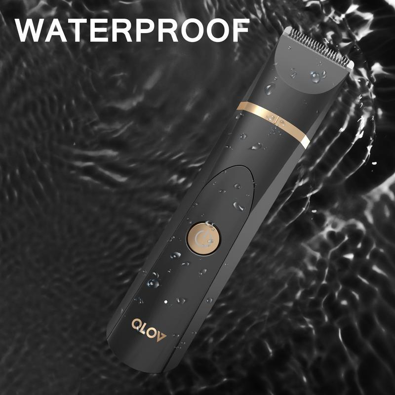 Electric Body Hair Trimmer- Groin Hair Trimmer - Ball Trimmer for Men - Replaceable Ceramic Blade Heads,USB Recharge,Waterproof Male Hygiene Razor Safe Quick Gift Cordless Boyfriend Gifts