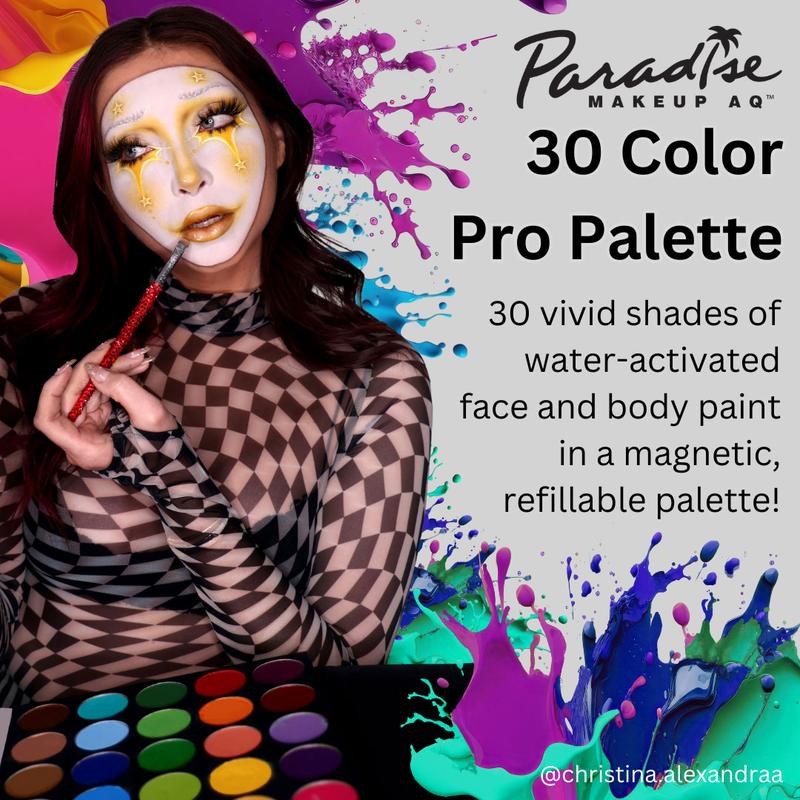 Mehron Paradise Makeup AQ 30 Color Pro Palette body paint