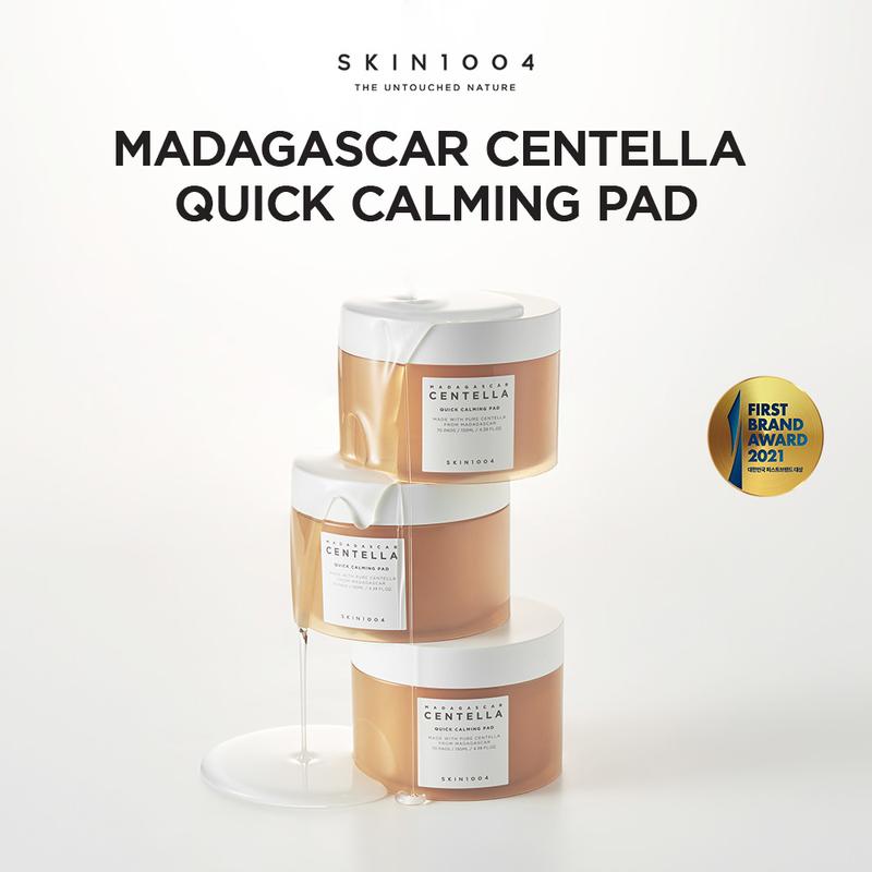 [SKIN1004 Official Shop] Madagascar Centella Quick Calming Pad (70Pads) Skincare Sunflower