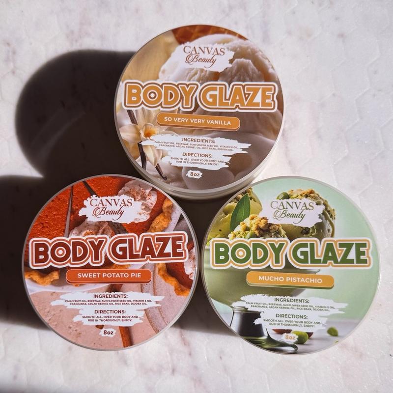 CANVAS Beauty Body Glaze 8oz Big 3 Bundle