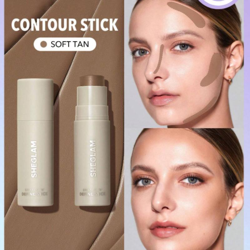 SHEGLAM Snatch 'n' Define Stick-Warm Honey Cream Contour Stick Long Lasting Highly Pigmented Sweat Proof Bronzer Sculpting Lightweight Smooth Natural Contour Face Makeup Black Friday Party Contour & Bronzer