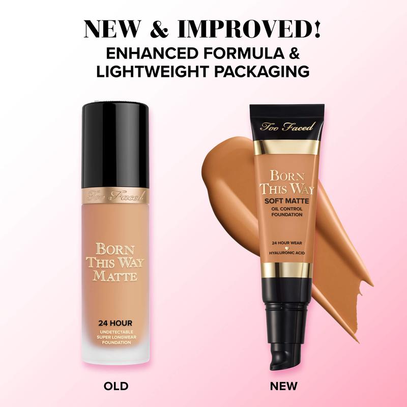 Too Faced Born This Way Soft Matte Foundation, Hydrating, Longlasting, 24hour & Waterproof